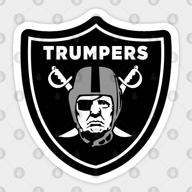 Trumpers Logo Sticker by Alema Art